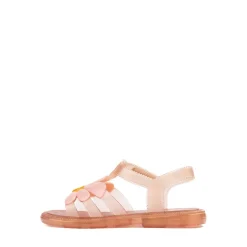 Mini Melissa Hip Bloomy Sandal - Toddler / Little Kid - Pearly Brown