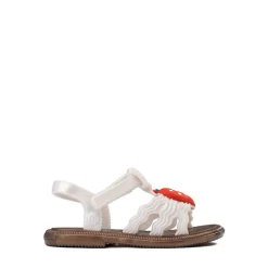 Mini Melissa Hip Strawberry Sandal - Toddler / Little Kid - Pearly White