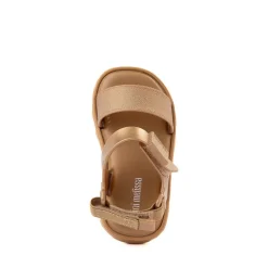 Mini Melissa Kick Off Sandal - Toddler / Little Kid - Gold