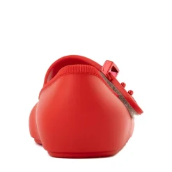 Mini Melissa Soft Ballerina Flat - Toddler / Little Kid - Red