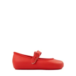 Mini Melissa Soft Ballerina Flat - Toddler / Little Kid - Red