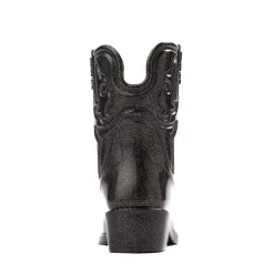 Mini Melissa Texas Boot - Little Kid / Big Kid - Black Glitter