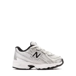 New Balance 740 Athletic Shoe - Baby / Toddler - Silver Metallic / Black