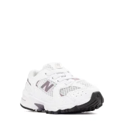 New Balance 530 Athletic Shoe - Baby / Toddler - White / Dark Wine