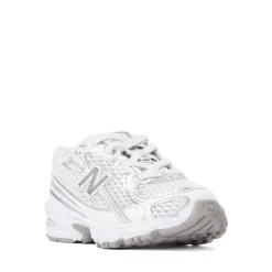 New Balance 740 Athletic Shoe - Baby / Toddler - White / Silver Metallic