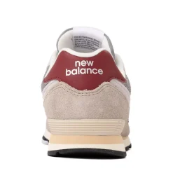 New Balance 574 Athletic Shoe - Big Kid - Arid Stone / Burgundy