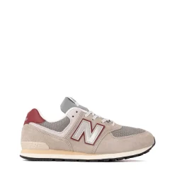 New Balance 574 Athletic Shoe - Big Kid - Arid Stone / Burgundy