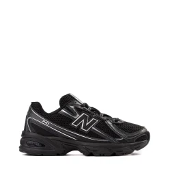 New Balance 740 Athletic Shoe - Big Kid - Black / Silver Metallic