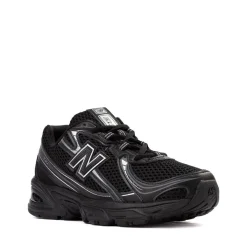 New Balance 740 Athletic Shoe - Big Kid - Black / Silver Metallic