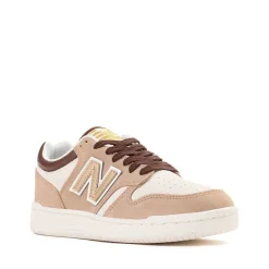 New Balance 480 Athletic Shoe - Big Kid - Flat Taupe / Rich Oak