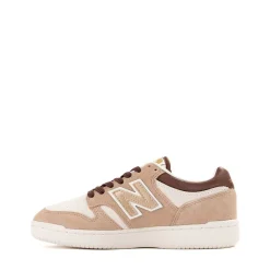 New Balance 480 Athletic Shoe - Big Kid - Flat Taupe / Rich Oak