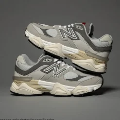 New Balance 9060 Athletic Shoe - Big Kid - Raincloud / Castlerock