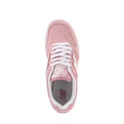 New Balance 480 Athletic Shoe - Big Kid - White / Pink Taffy