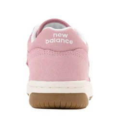 New Balance 480 Athletic Shoe - Big Kid - White / Pink Taffy