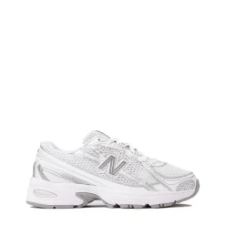 New Balance 740 Athletic Shoe - Big Kid - White / Silver Metallic