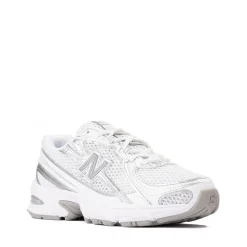 New Balance 740 Athletic Shoe - Big Kid - White / Silver Metallic
