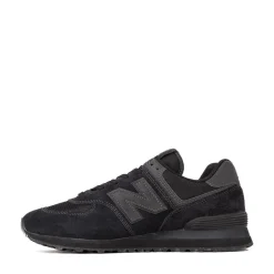 New Balance 574 Athletic Shoe - Black Monochrome