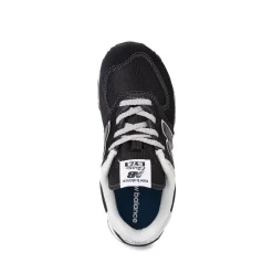 New Balance 574 Athletic Shoe - Little Kid - Black / White