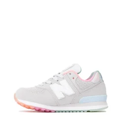 New Balance 574 Athletic Shoe - Little Kid - Grey / Multicolor