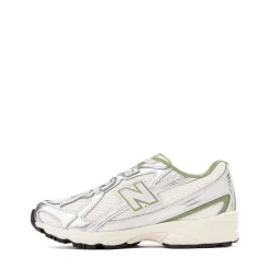 New Balance 740 Athletic Shoe - Little Kid - White / Silver Metallic / Oregano