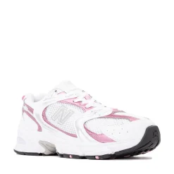 New Balance 530 Athletic Shoe - White / Pink Sugar