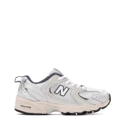 New Balance 530 Bungee Athletic Shoe - Little Kid - Summer Fog / Nimbus Cloud / NB Navy