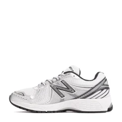New Balance 860v2 Athletic Shoe - White / Black / Silver Metallic