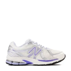 New Balance 860v2 Athletic Shoe - White / Electric Indigo