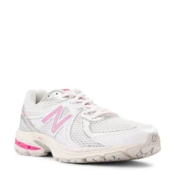 New Balance 860v2 Athletic Shoe - White / Pink Heat