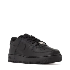 Nike Air Force 1 LE Athletic Shoe - Big Kid - Black / Black
