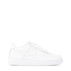 Nike Air Force 1 LE Athletic Shoe - Big Kid - White / White