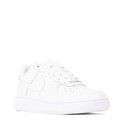 Nike Air Force 1 LE Athletic Shoe - Big Kid - White / White