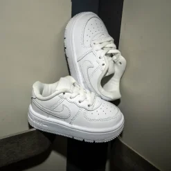 Nike Air Force 1 Low Athletic Shoe - Baby / Toddler - White / White / White / White