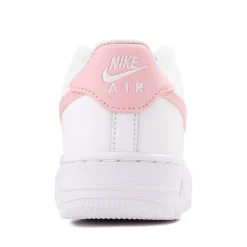 Nike Air Force 1 Low Athletic Shoe - Big Kid - White / White / Medium Soft Pink