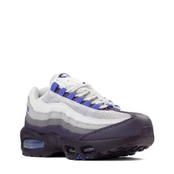 Nike Air Max 95 Athletic Shoe - Big Kid - Photon Dust / Sapphire-Dark Raisin