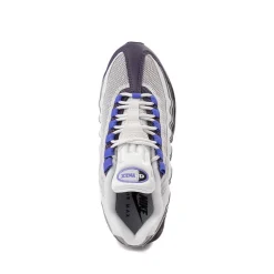Nike Air Max 95 Athletic Shoe - Big Kid - Photon Dust / Sapphire-Dark Raisin