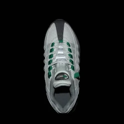 Nike Air Max 95 Big Bubble Athletic Shoe - Big Kid - Smoke Grey / Black Malachite / Light Pumice