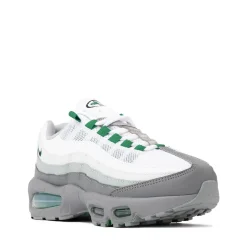 Nike Air Max 95 Big Bubble Athletic Shoe - Big Kid - Smoke Grey / Black Malachite / Light Pumice