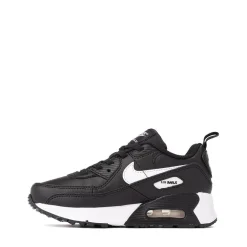 Nike Air Max 90 EasyOn Athletic Shoe - Little Kid - Black / White