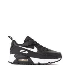Nike Air Max 90 EasyOn Athletic Shoe - Little Kid - Black / White