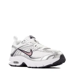 Nike Air Max Moto 2K Athletic Shoe - Big Kid - Summit White / Purple Dynasty / Metallic Silver / Light Violet Ore