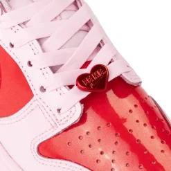 Nike Dunk Low Athletic Shoe - Big Kid - Pink Foam / Summit White / Light Crimson