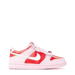 Nike Dunk Low Athletic Shoe - Big Kid - Pink Foam / Summit White / Light Crimson