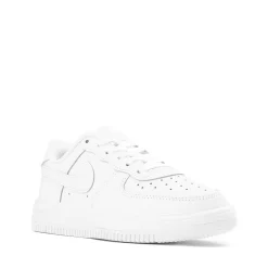 Nike Force 1 Low Athletic Shoe - Little Kid - White / White / White / White