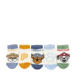 Paw Patrol Quarter Socks 5 Pack - Baby - Multicolor