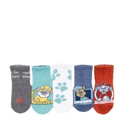 Paw Patrol Quarter Socks 5 Pack - Toddler - Multicolor