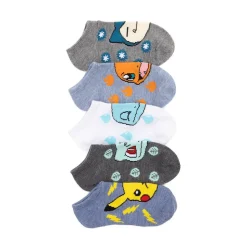 Pokémon Low Socks 5 Pack - Little Kid - Multicolor