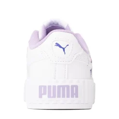 PUMA Carina 3.0 Butterfly Athletic Shoe - Little Kid / Big Kid - White / Violet