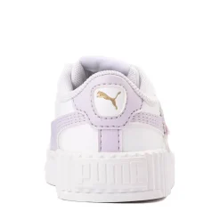 PUMA Carina 3.0 First Blossom Athletic Shoe - Baby / Toddler - White / Lilac Frost