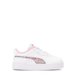 PUMA Carina 3.0 Jelly Stars Athletic Shoe - Baby / Toddler - White / Pink